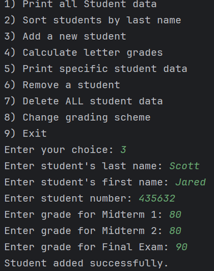 Student Information System